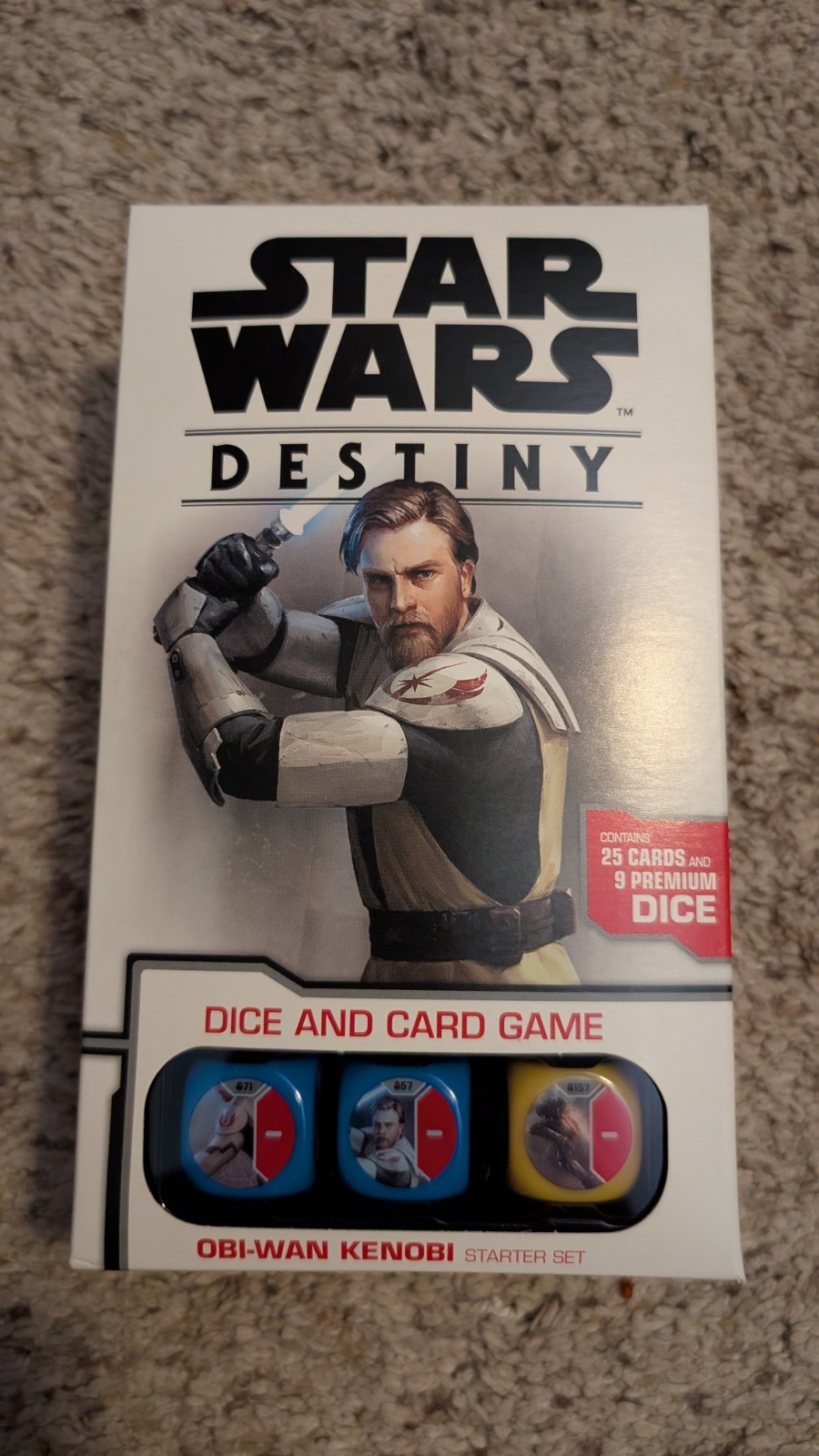 Star Wars Destiny Obi-Wan Starter Set Factory Sealed Rare Hard To Find Dice Card