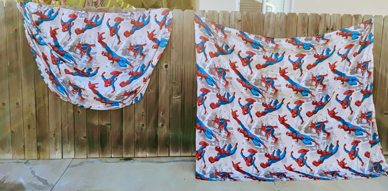 Spiderman Twin Fitted and Flat Sheet