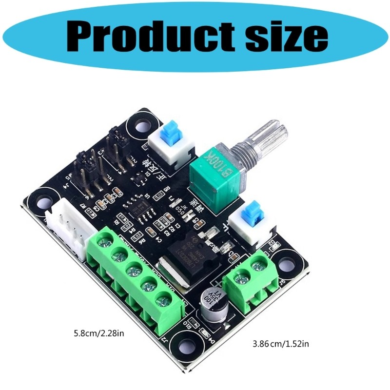 24V 12V Stepper Motor Controller Circuit Board PWM Speed Control Forward Reverse