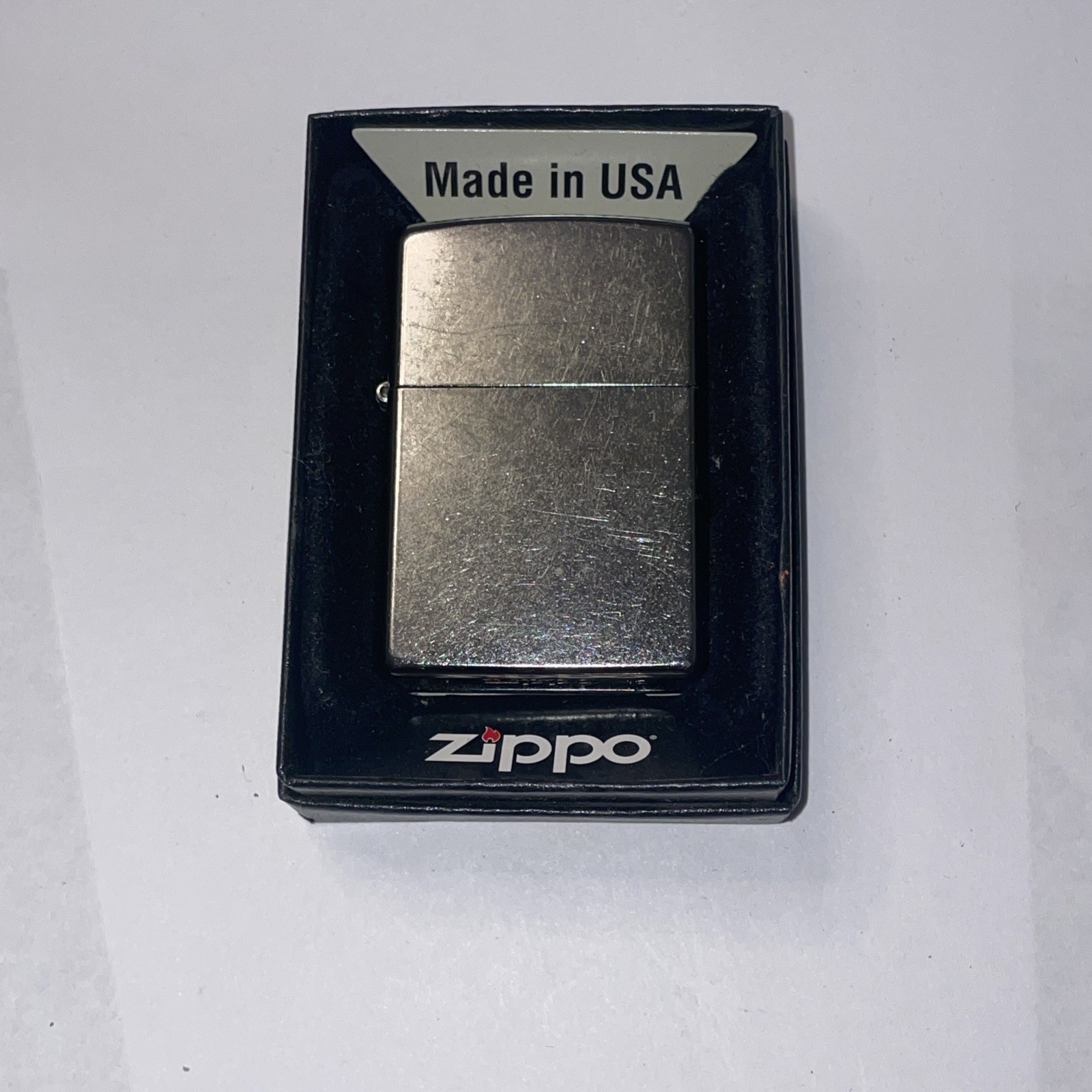 2015 Zippo Lighter, Full Size, Street Chrome, Unfired