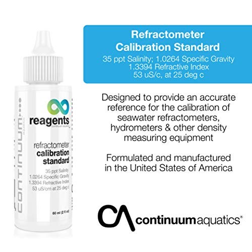 Continuum Reagents Refractometer Calibration Standard – Seawater 60 ml