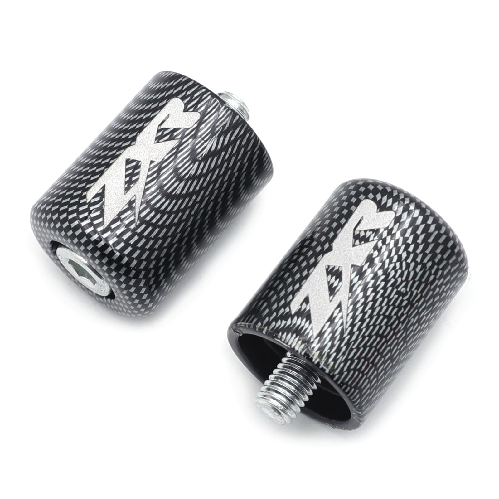 Bar Ends For Kawasaki Ninja ZZR600 ZX7R ZX9R ZX10R Z1000 ZX11 ZX12R ZX14 Carbon