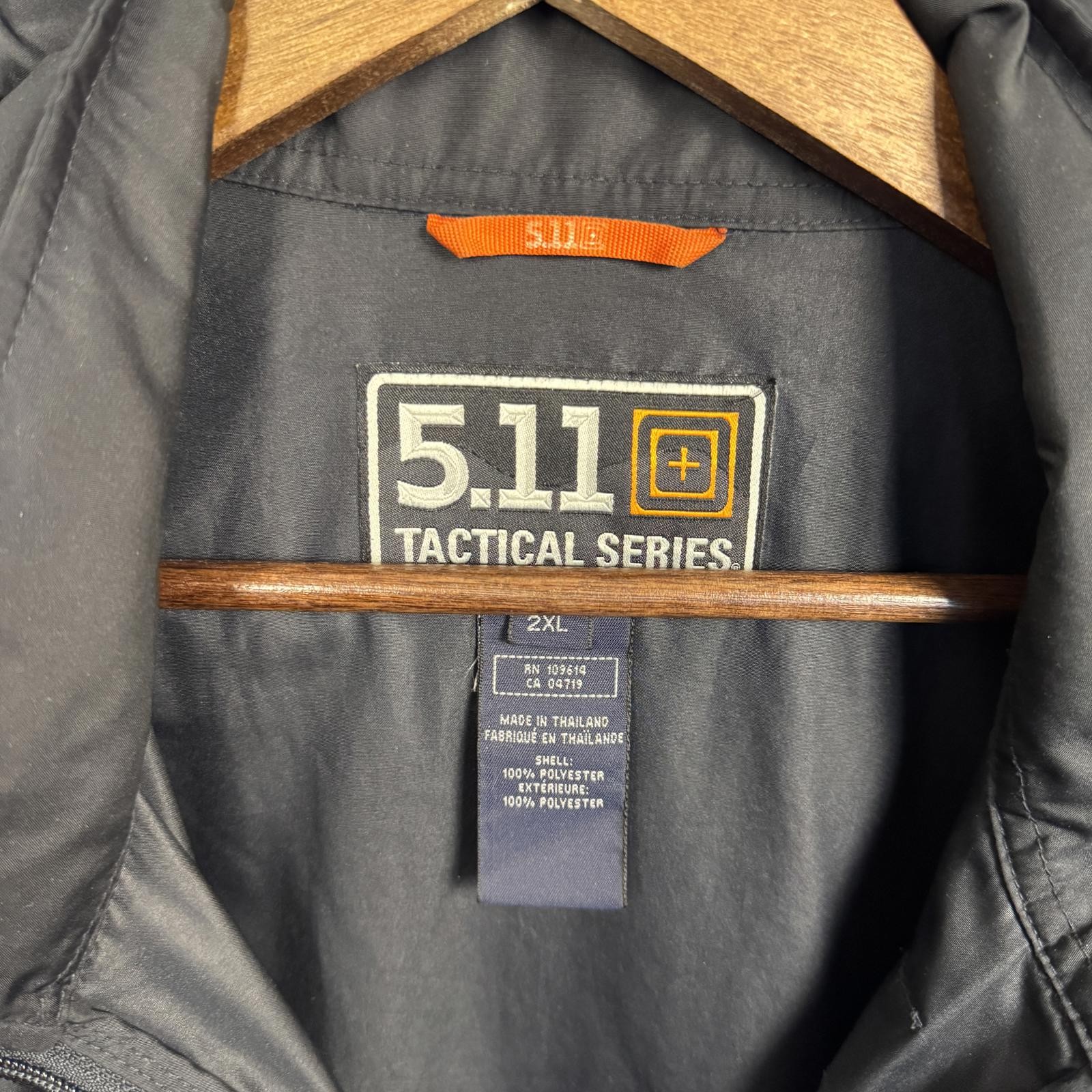 5.11 Tactical Mens Sz XXL Packable Operator Jacket Black