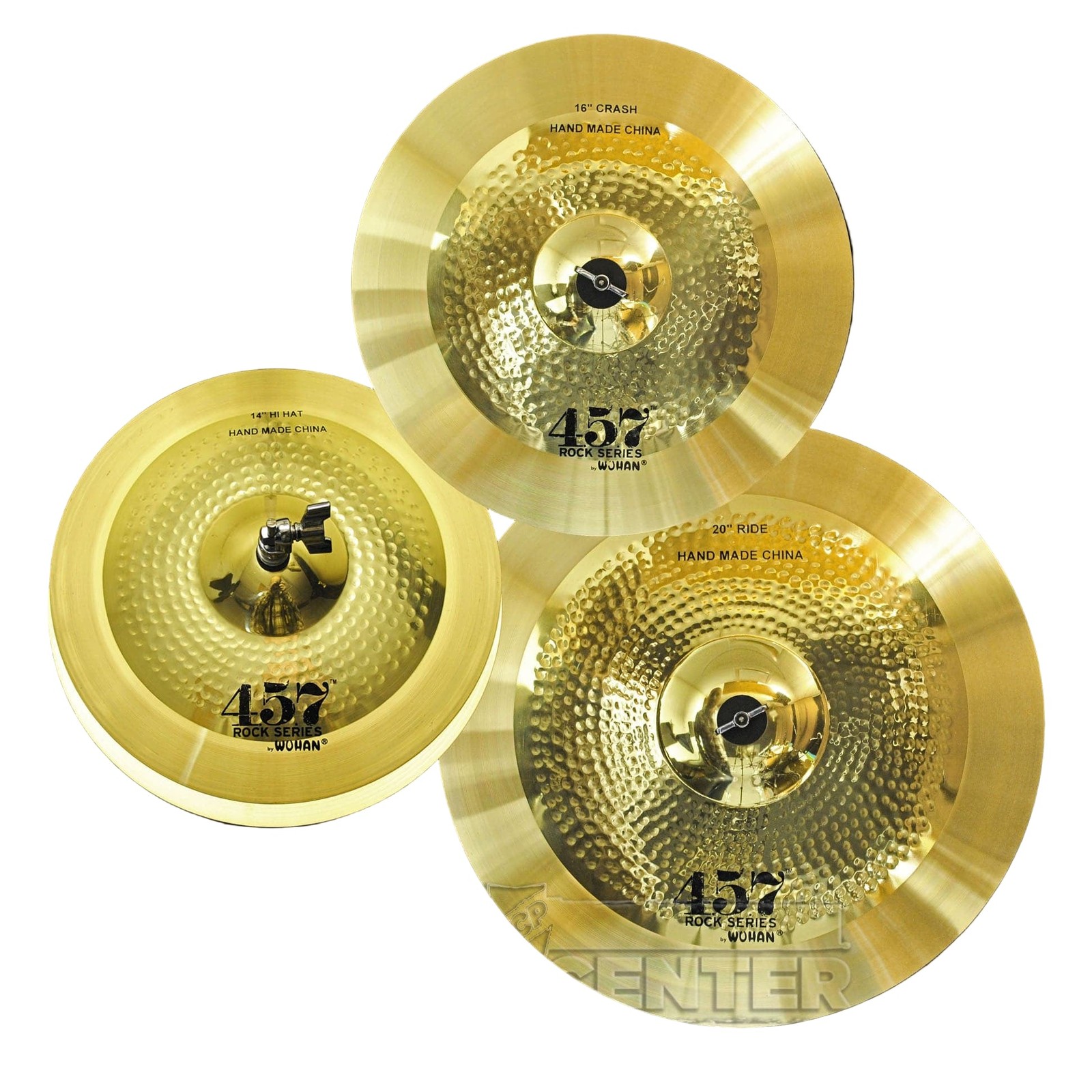 Wuhan 457 Rock Cymbal Set 14/16/20