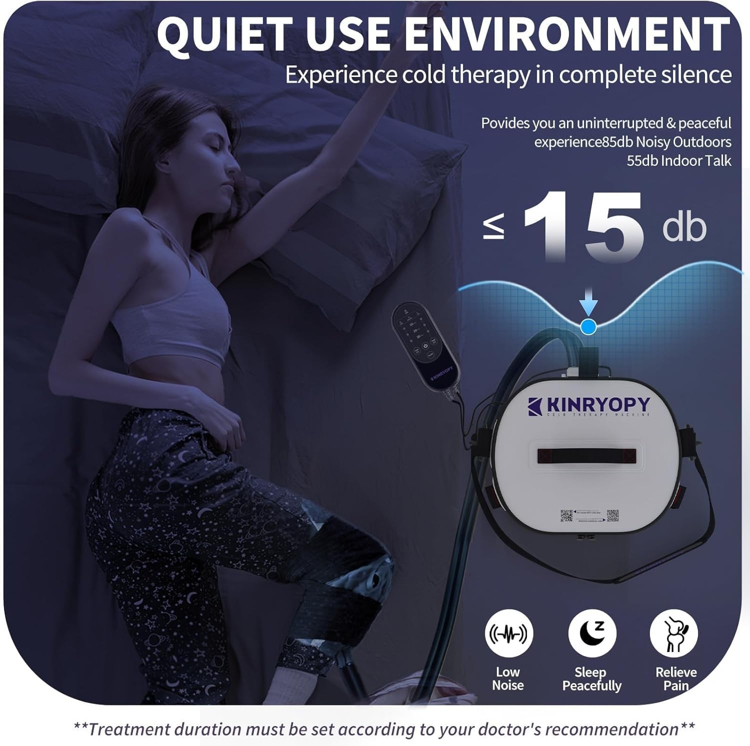 Cold Therapy Machine for Shoulder with Programmable Timer, Portable Ice Machine