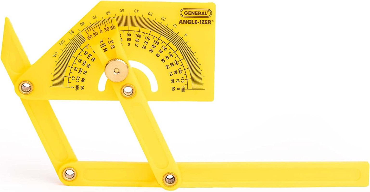 29 Plastic Protractor and Angle Finder, Outside, Inside Sloped Angles 0° to 180°
