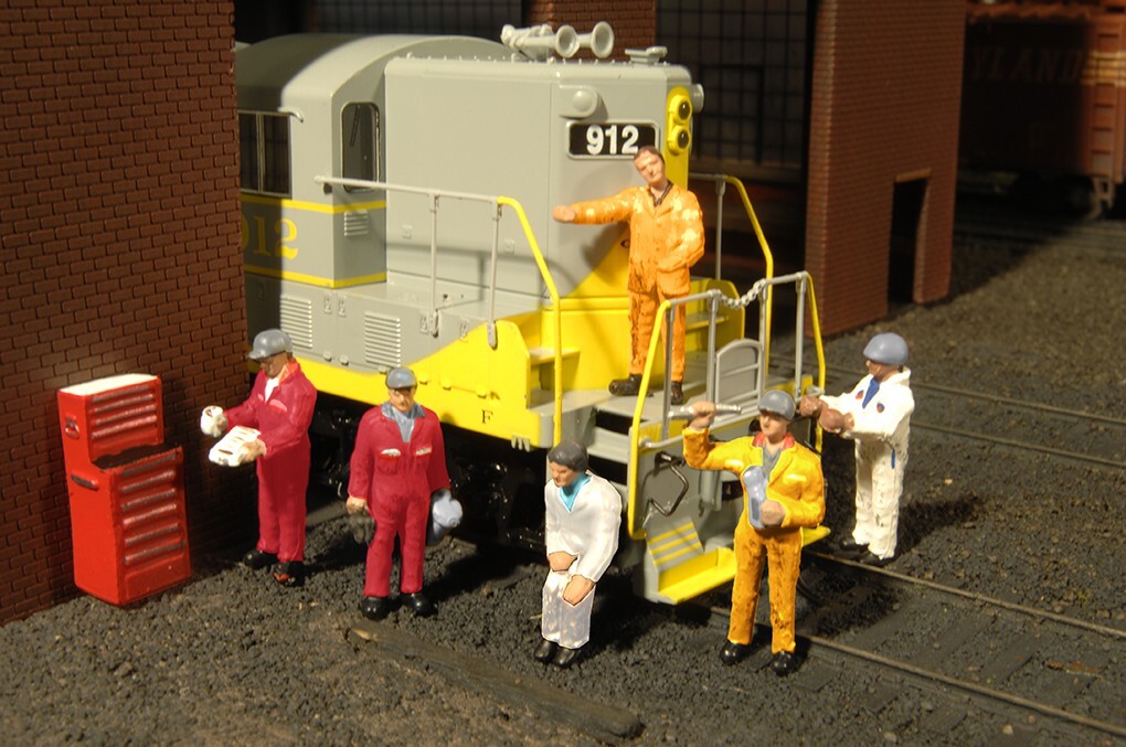 Bachmann ~ HO Scale People ~ New 2023 ~ Mechanics ~ 33113