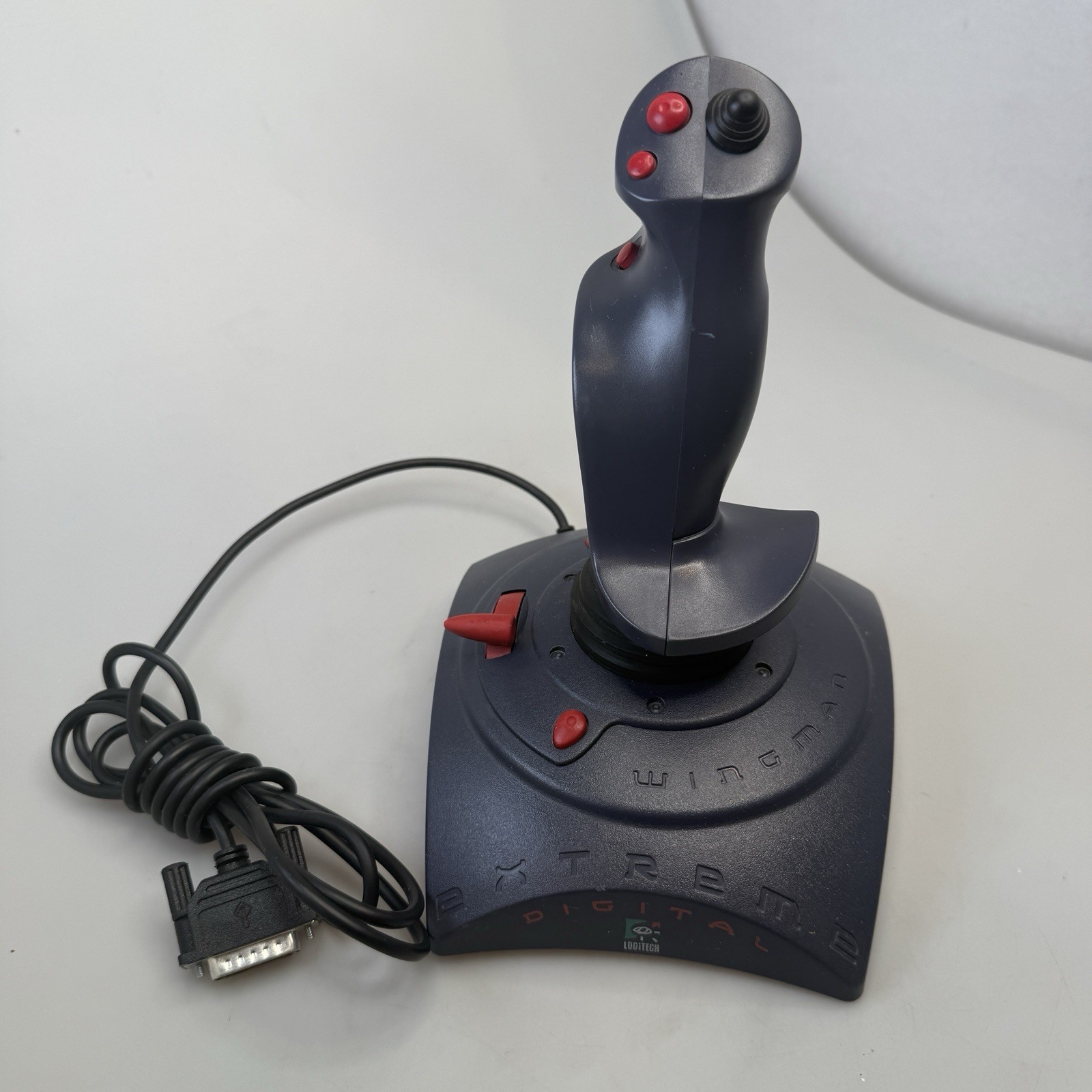 Vintage Logitech Wingman Extreme Digital 3D Joystick 15-Pin PC Flight EUC