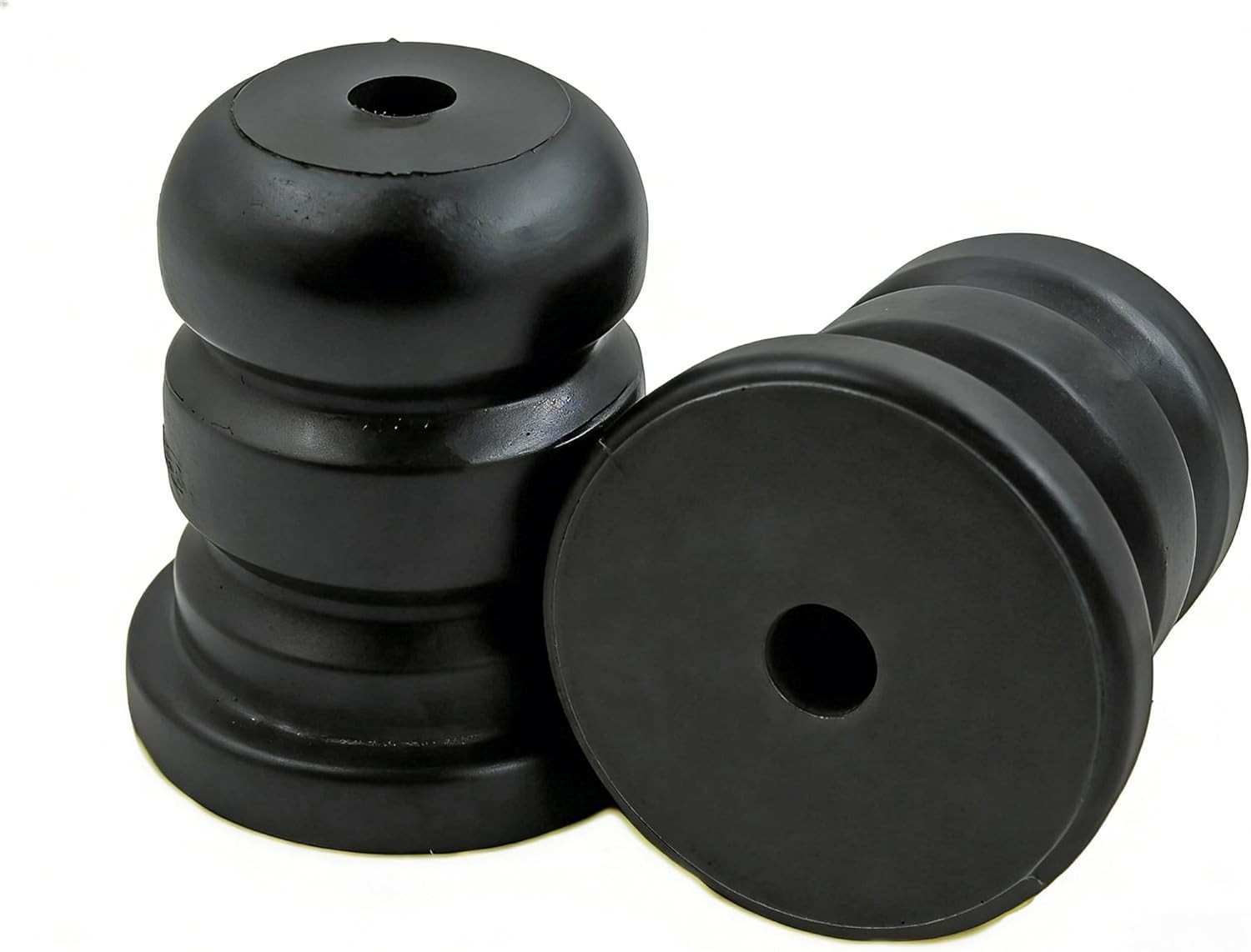 Rear Bump Stops, Axle Bumpers Compatible with Chevy Tahoe Suburban Yukon Black