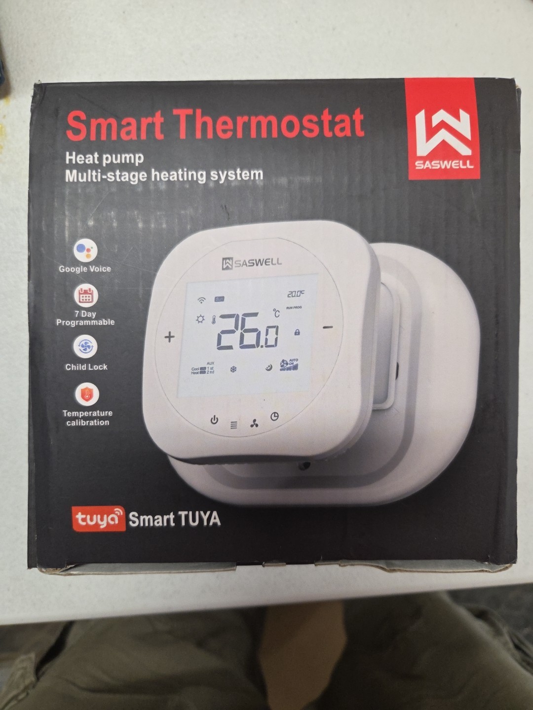 Saswell Smart Thermostat T18BUTW-7-WIYI(TY)