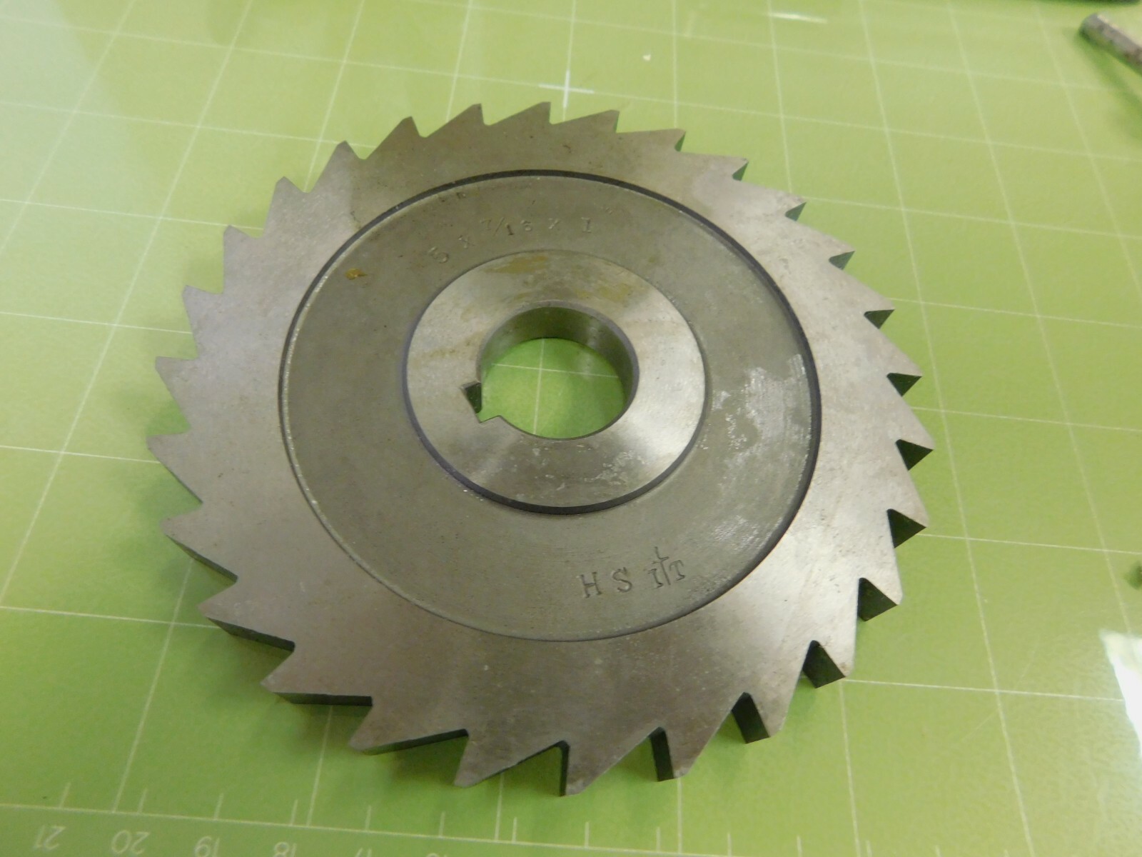 USA 5.0" x 7/16" x 1.0" HSS Side Mill Slitting Saw