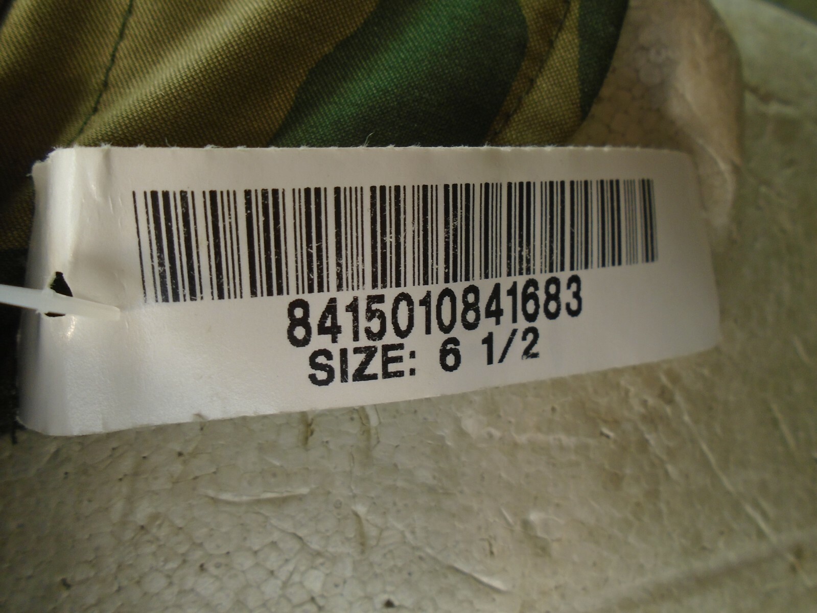 USGI US Military Army Combat BDU Cap Hat w Ear Cover 6 1/2 X-Small New 1999 47-B