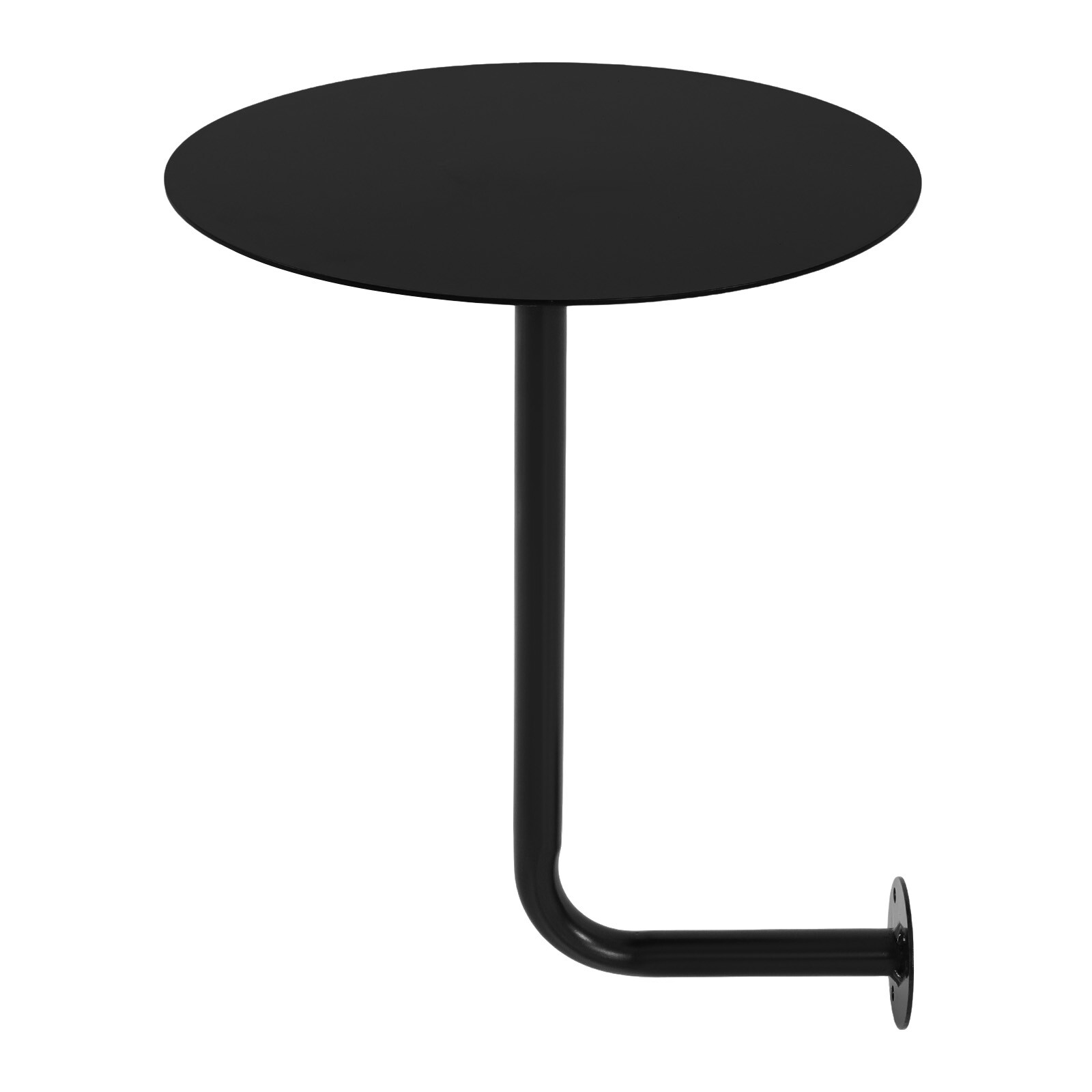 Sturdy Iron Wall-mounted Round Table 35x45cm Durable For Bars Home