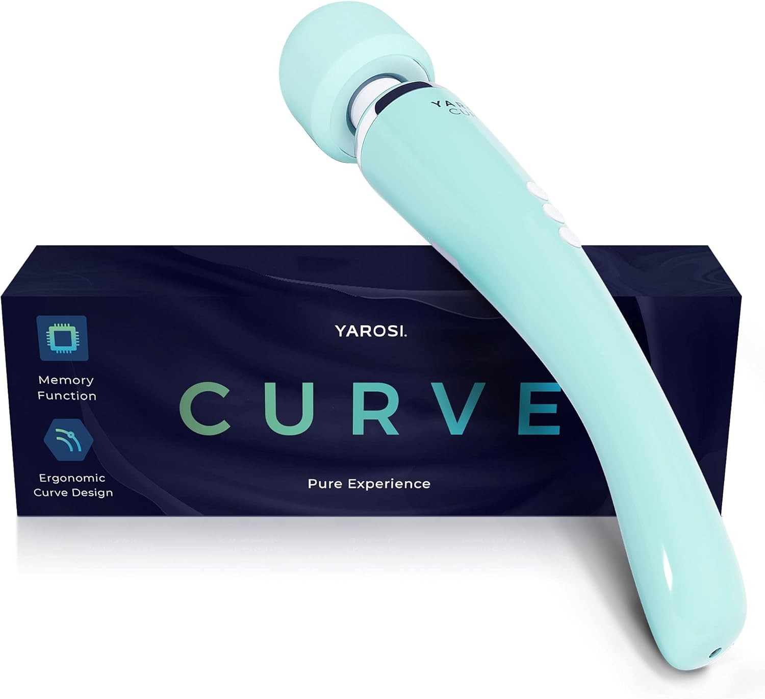 Curve Cordless Therapy Device - 8 Powerful Speeds and 20 Patterns - Rechargeable