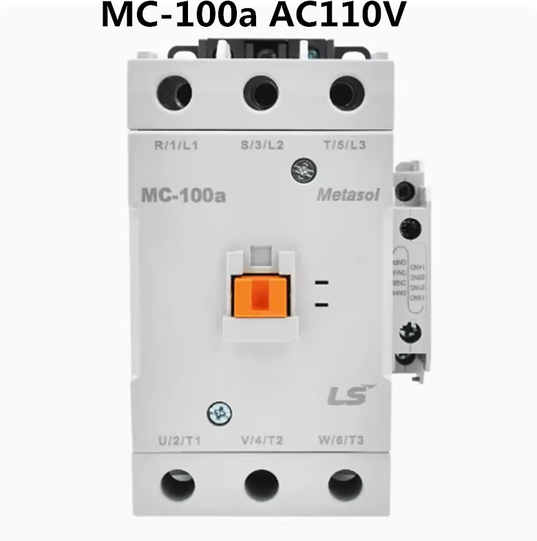 1pcs MC-100a AC110V LS GMC AC contactor for power generation.