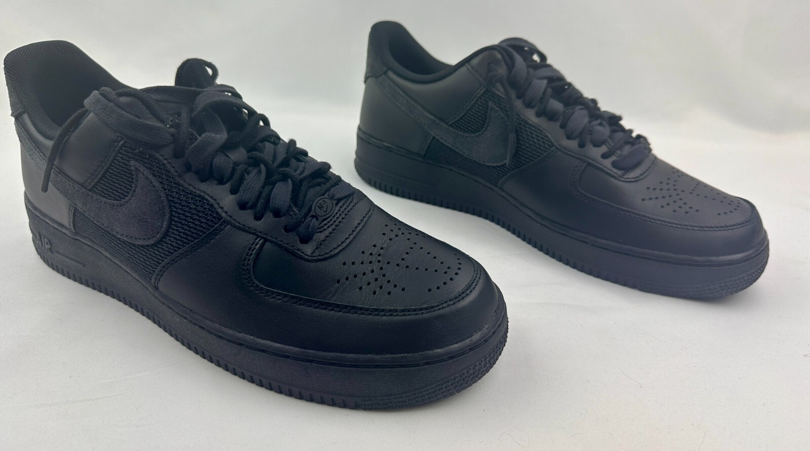 Nike Air Force 1 Low SP Slam Jam Black Off Noir DX5590-001 Sneakers Mens Sz NIB