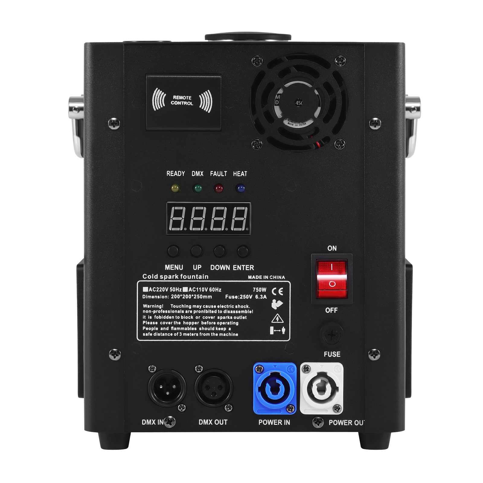 750W Cold Spark Machine Firework Machine DMX DJ Wedding Stage Effect Machine