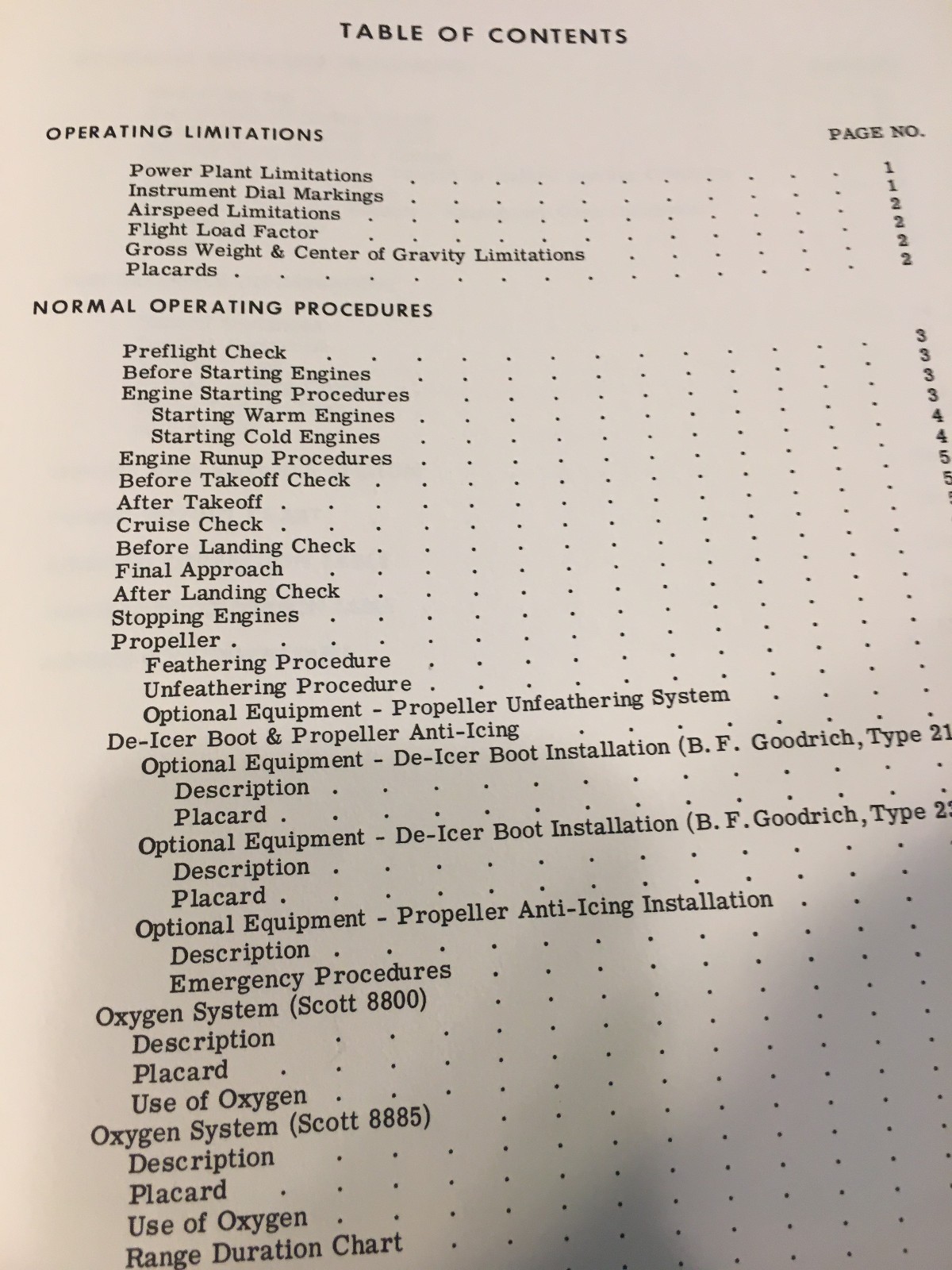 Rockwell Aero Commander 500B Flight Manual