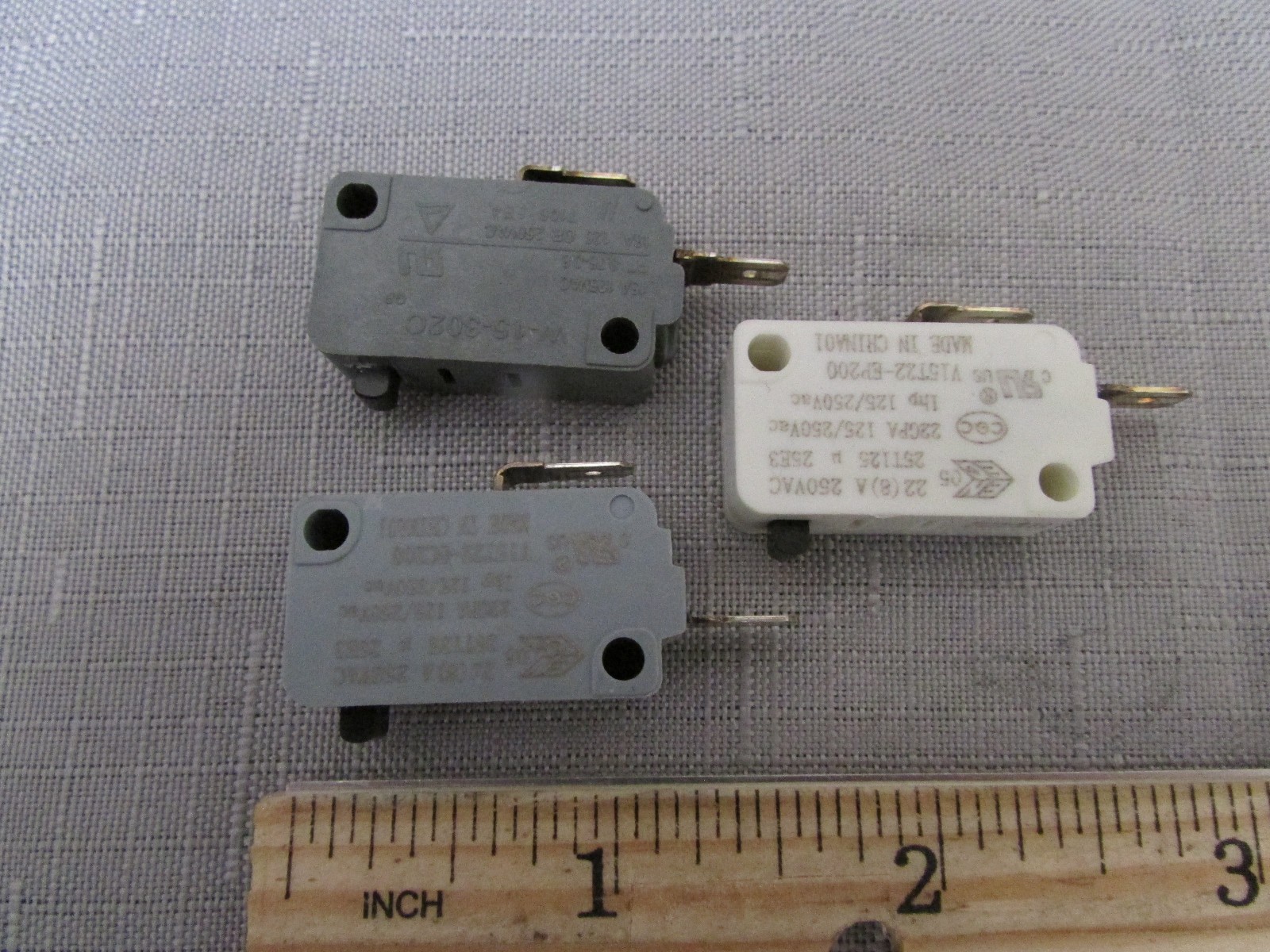 (3) Micro-Switches Honeywell & Galenz