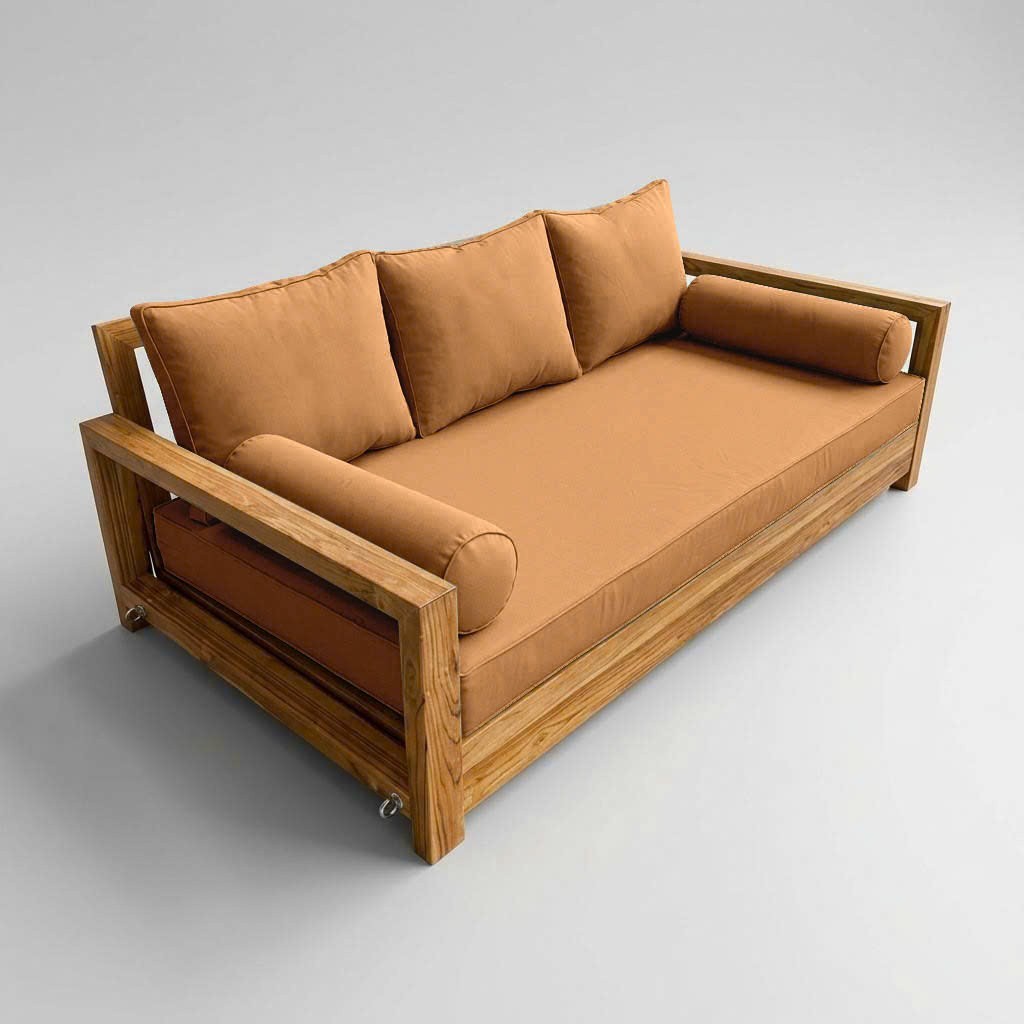 COVER ONLY STYLE 3 Mattress Pillow Daybed Porch Swing Pipe Trim Full AD104