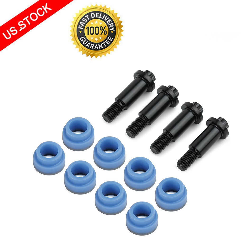 For Detroit Diesel S60 ECM Mount Kit 23512307 23512309 -8 Isolators & 4 Bolts