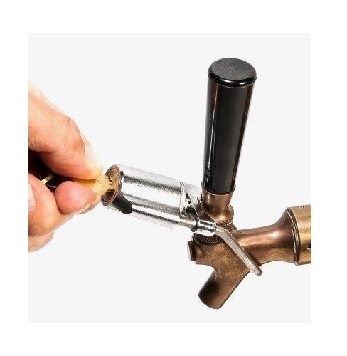 BEER TAP FAUCET LOCK FITS MOST STANDARD USA BEER TAPS AND FAUCETS WRAP AROUND