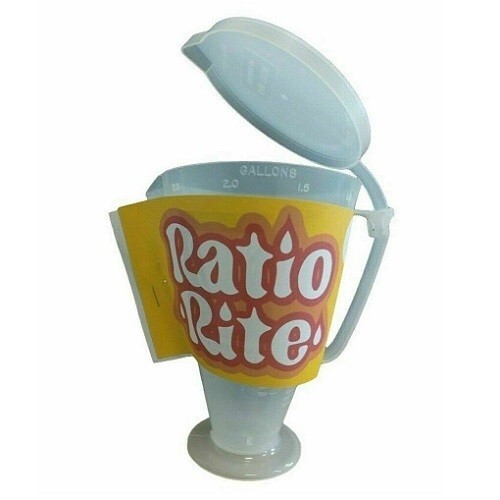 Ratio Rite® RRC-1/RRL-1 - Gas/Oil 2 Stroke Mixing Container w/ Lid