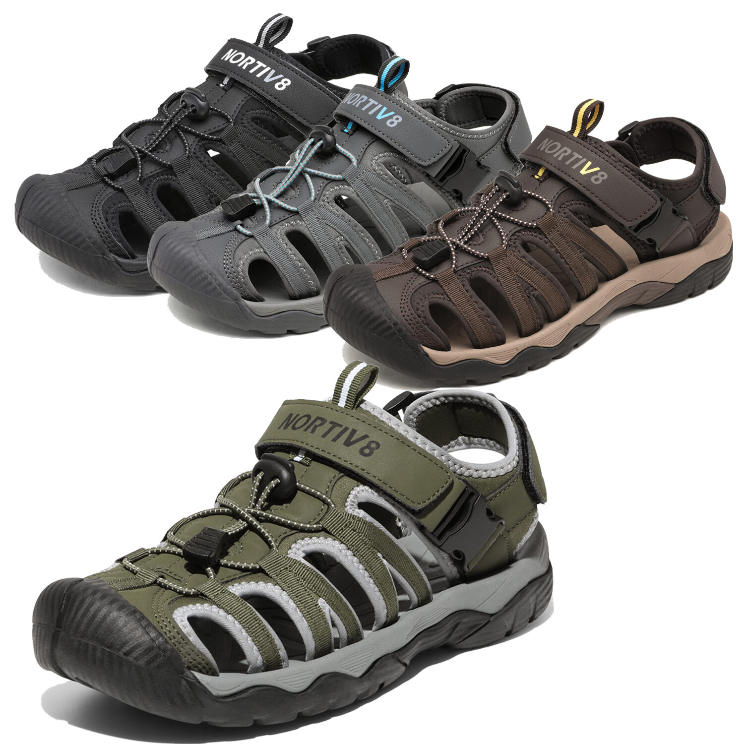 Men Sports Sandals Trail Hiking Adventurous Walking Sandals Athletic Sandals