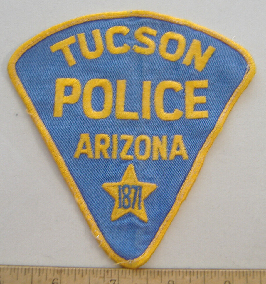 TUCSON  ARIZONA   POLICE FABRIC   PATCH