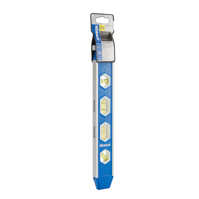 Kobalt Aluminum 12-in 4 Vial Magnetic Torpedo level