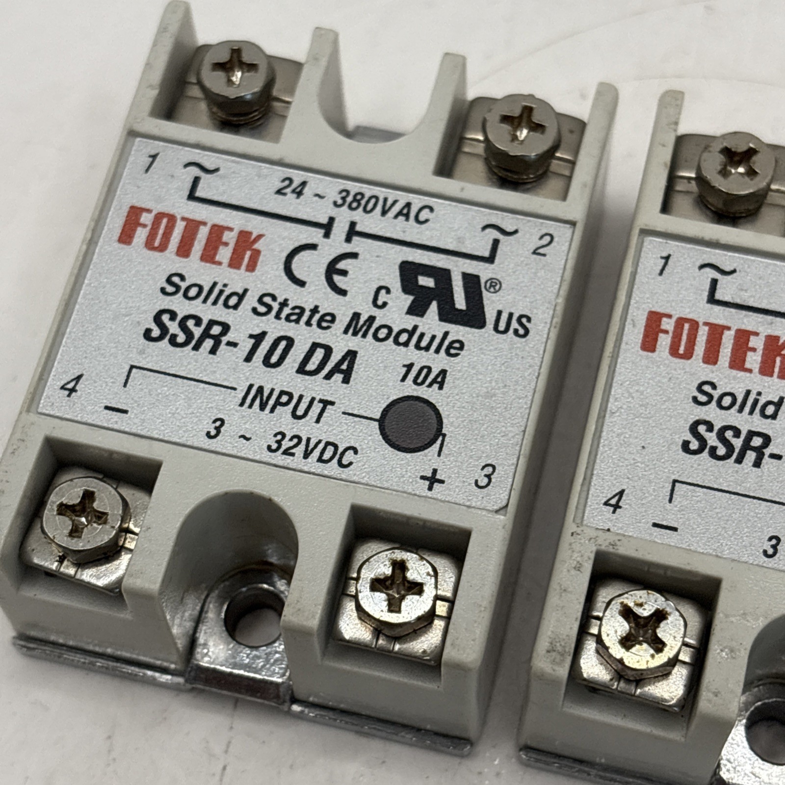 Lot Of 6 Fotek SSR-10DA Solid State Modules