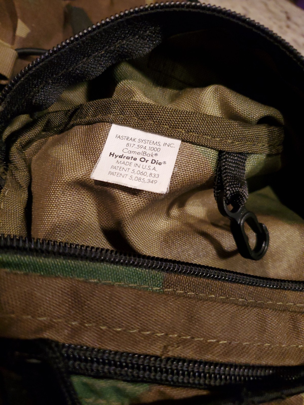 Camelback M.u.L.E. Camo Hydration Backpack (No Bladder). In Great Shape. Used.