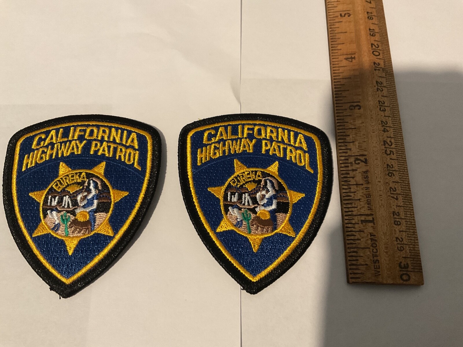 California collectors Hat patch set 2 pieces all new