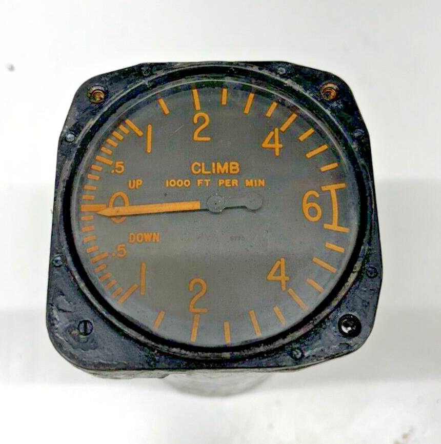 KOLLSMAN TYPE C-2 RATE OF CLIMB INDICATOR P/N 639K-03