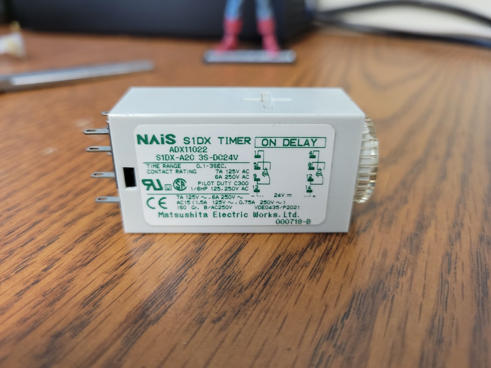 New A6114 Timer-Coma Plasma ADX Timer adx11022 Amada #: S1DX-A2C 3S-DC24V