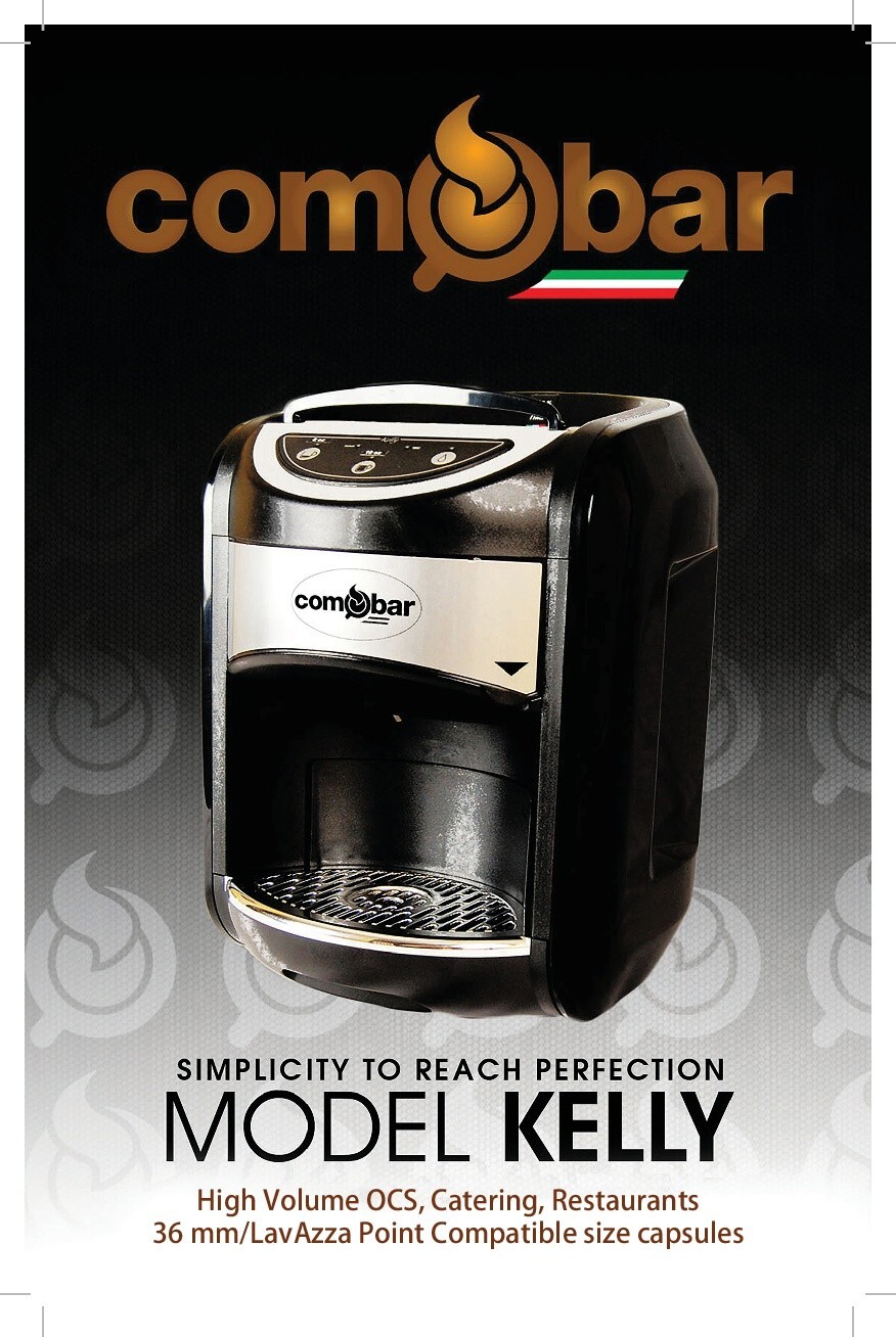 Comobar  Kelly Espresso Machine Point Lavazza capsules  (New In Box)(+ 100 Pods)
