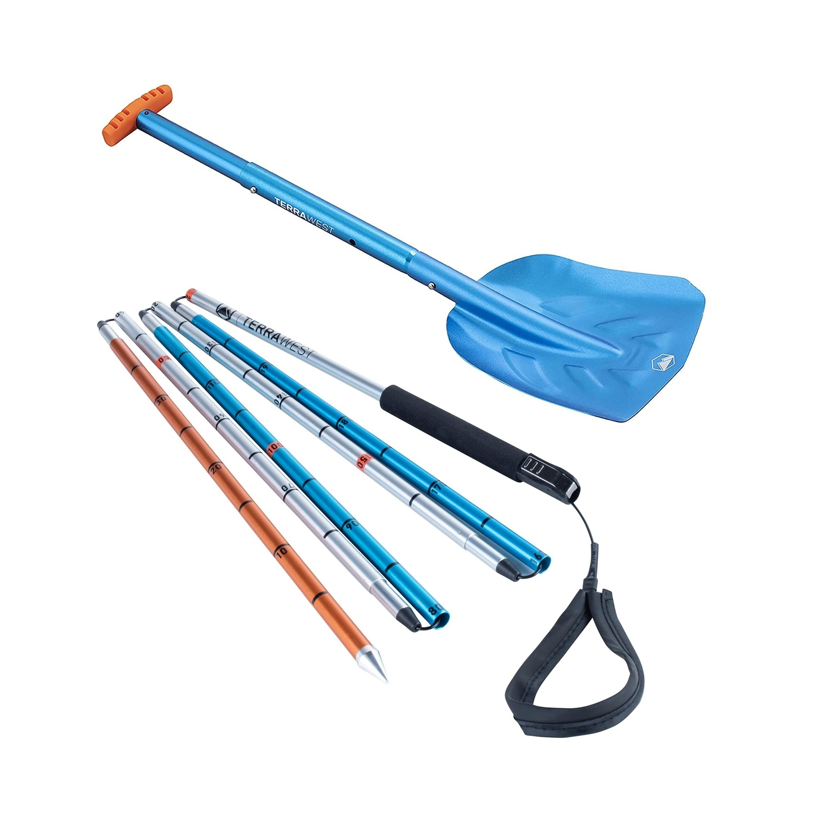 TerraWest Core Plus Avalanche Shovel and 240 cm Quick Lock Probe
