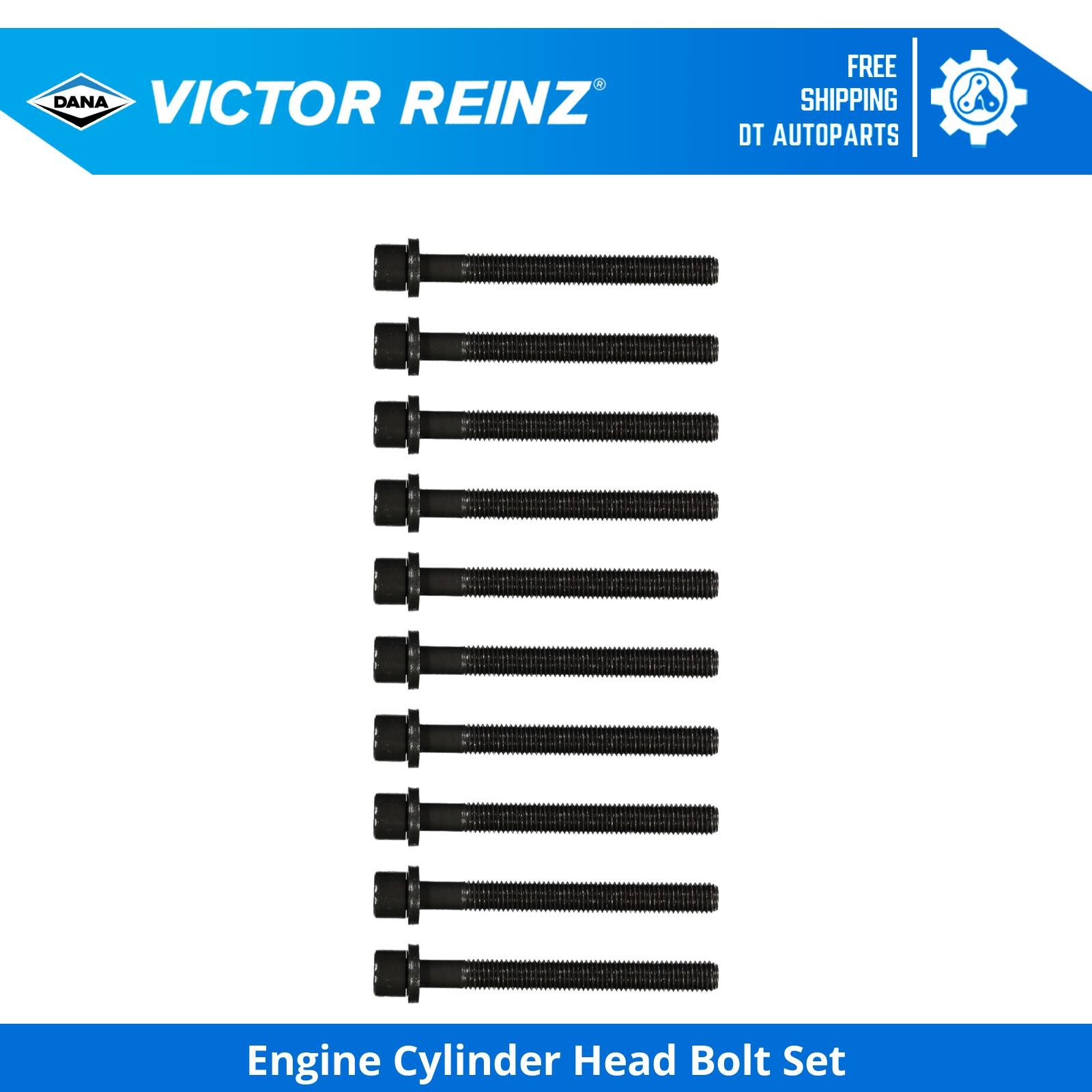 For 1981 Volkswagen Dasher Engine Cylinder Head Bolt Set Victor Reinz