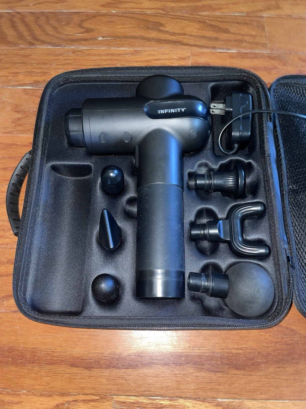Infinity PR Pro Endurance Percussion Massage Device  Deep Tissue Relief, w/ case