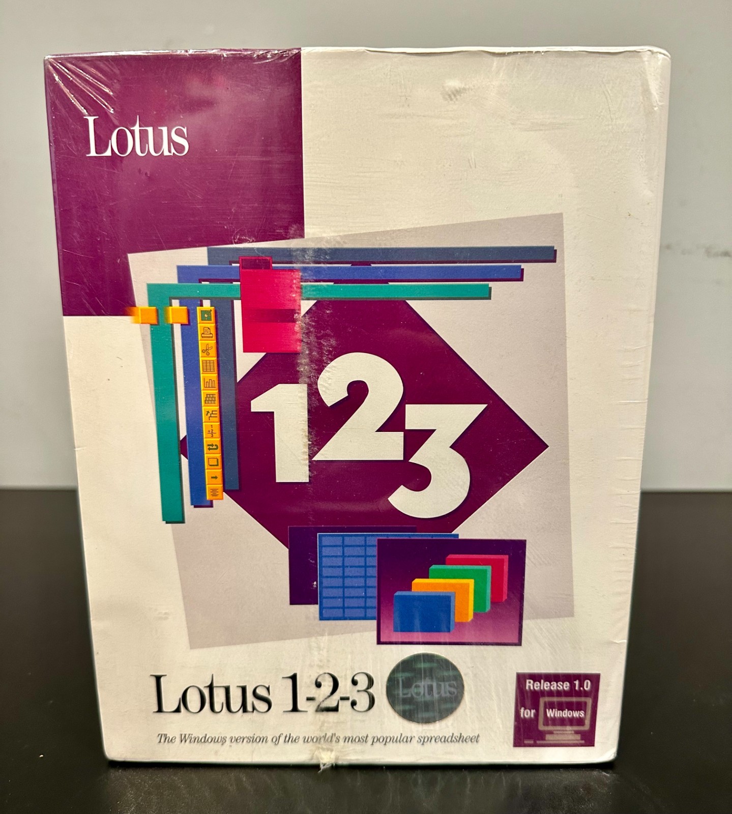 1991 Lotus 123 for Windows Release 1.0 - Disk Media 3.5" *NEW/SEALED*