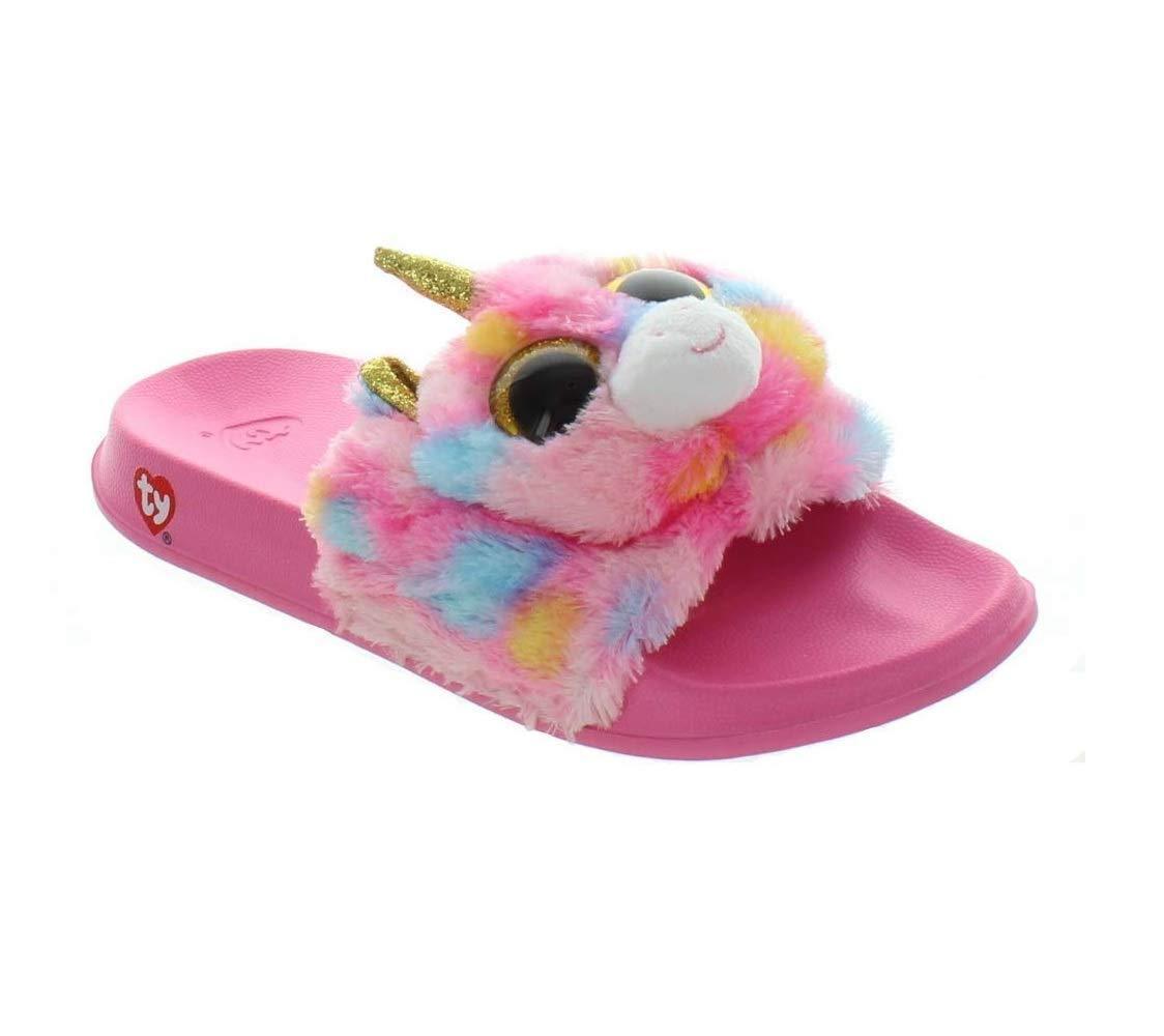 Ty FANTASIA Unicorn Fashion Pool Slides Kids Children Size 9.125"L Large (4-6)