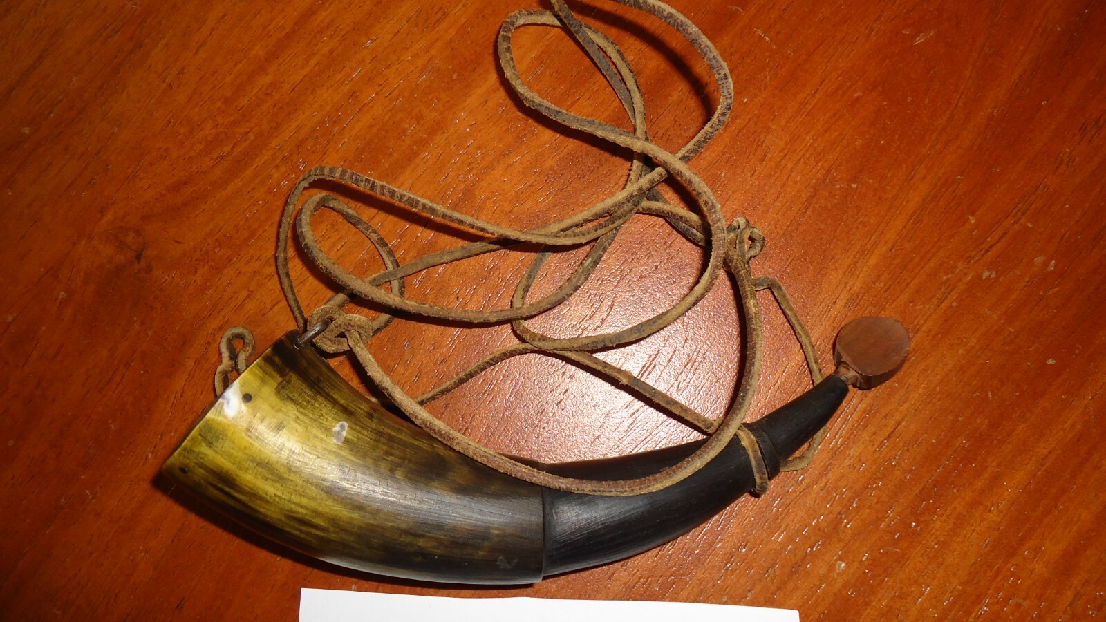 Muzzleloader Powder Horn