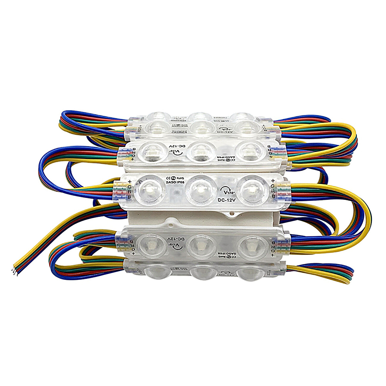 Super Bright 5050 RGB IP65 LED Module Lights Store Front Window +Remote+US POWER