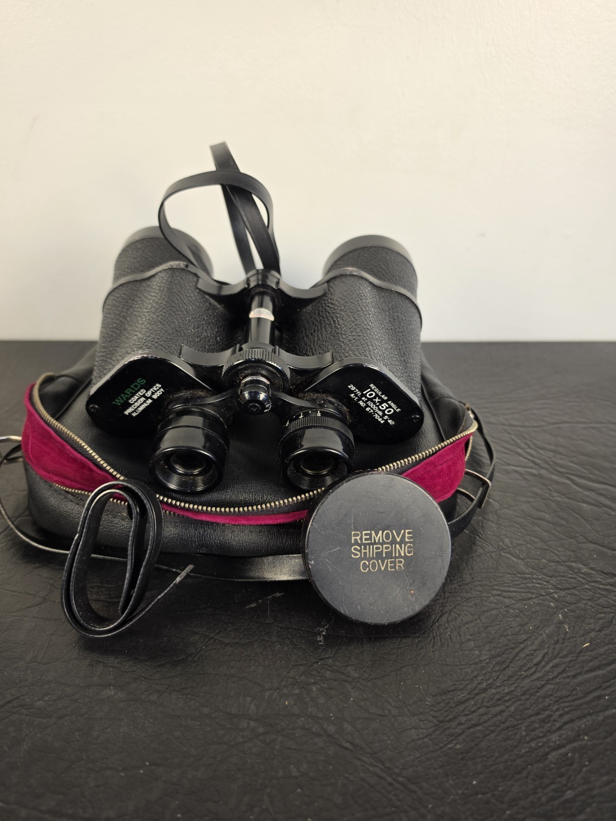 Wards Coated Precision 10x50 Binoculars No. 67-7044 – With Case