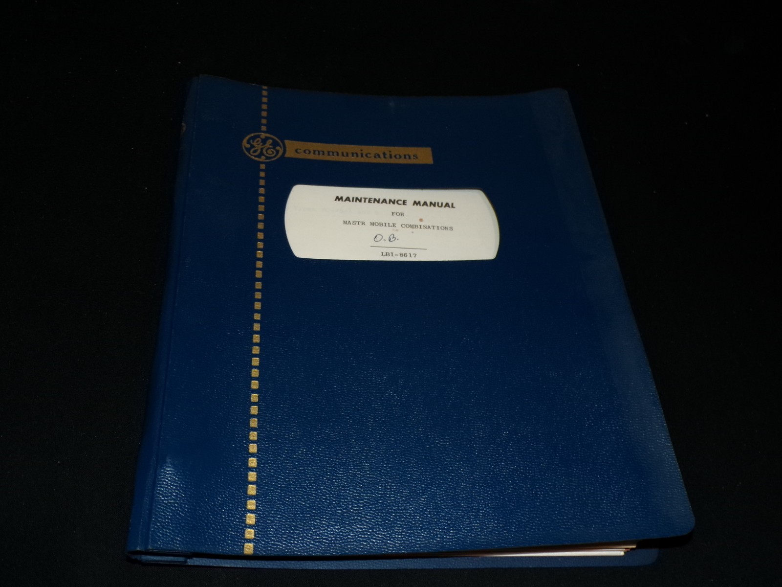GE Communications Maintenance Manual Mastr Mobil Combination Semiconductor switc