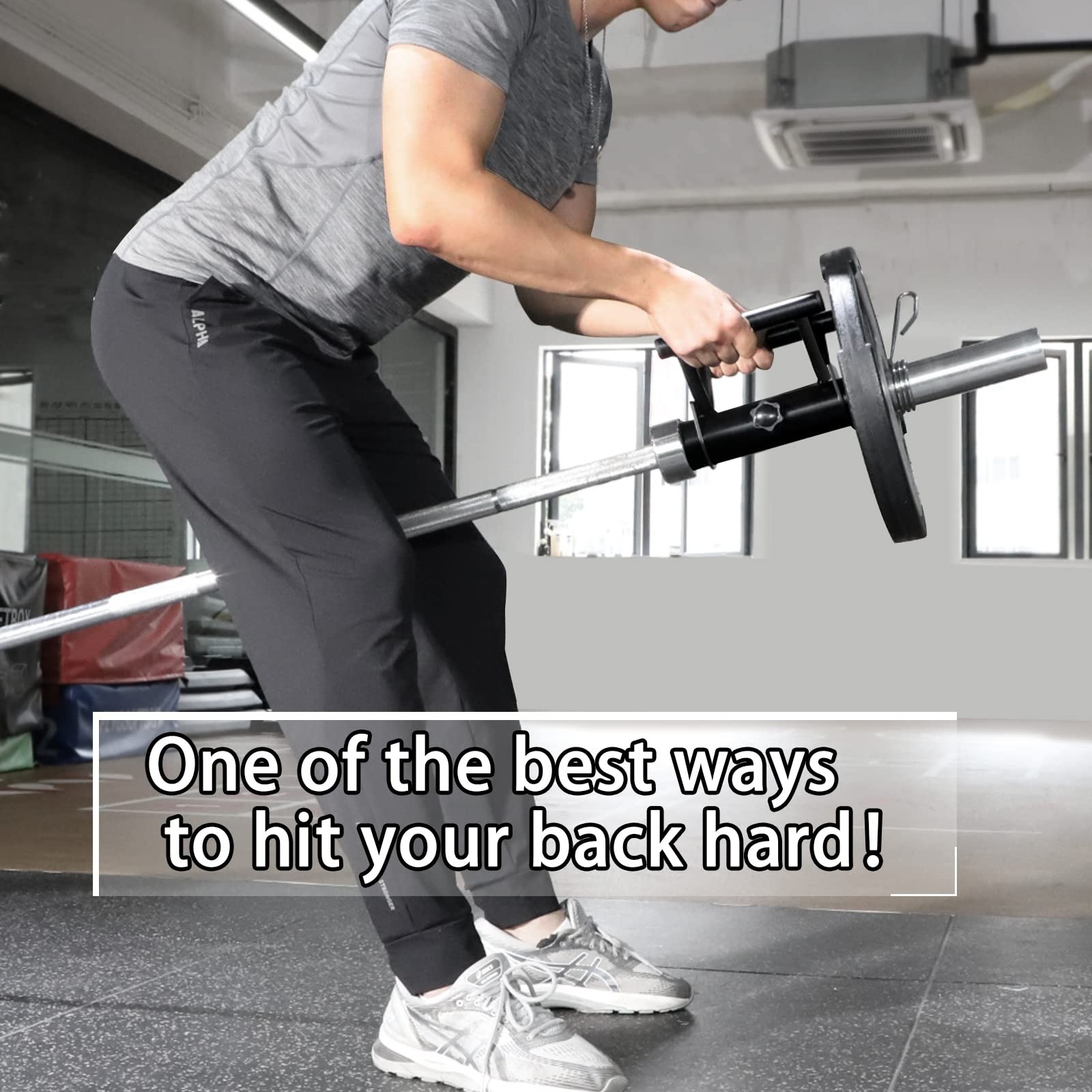 Upgraded T Bar Row Attachment with Non-Slip Rubber Grip Heavy Duty,Solid Multi-G