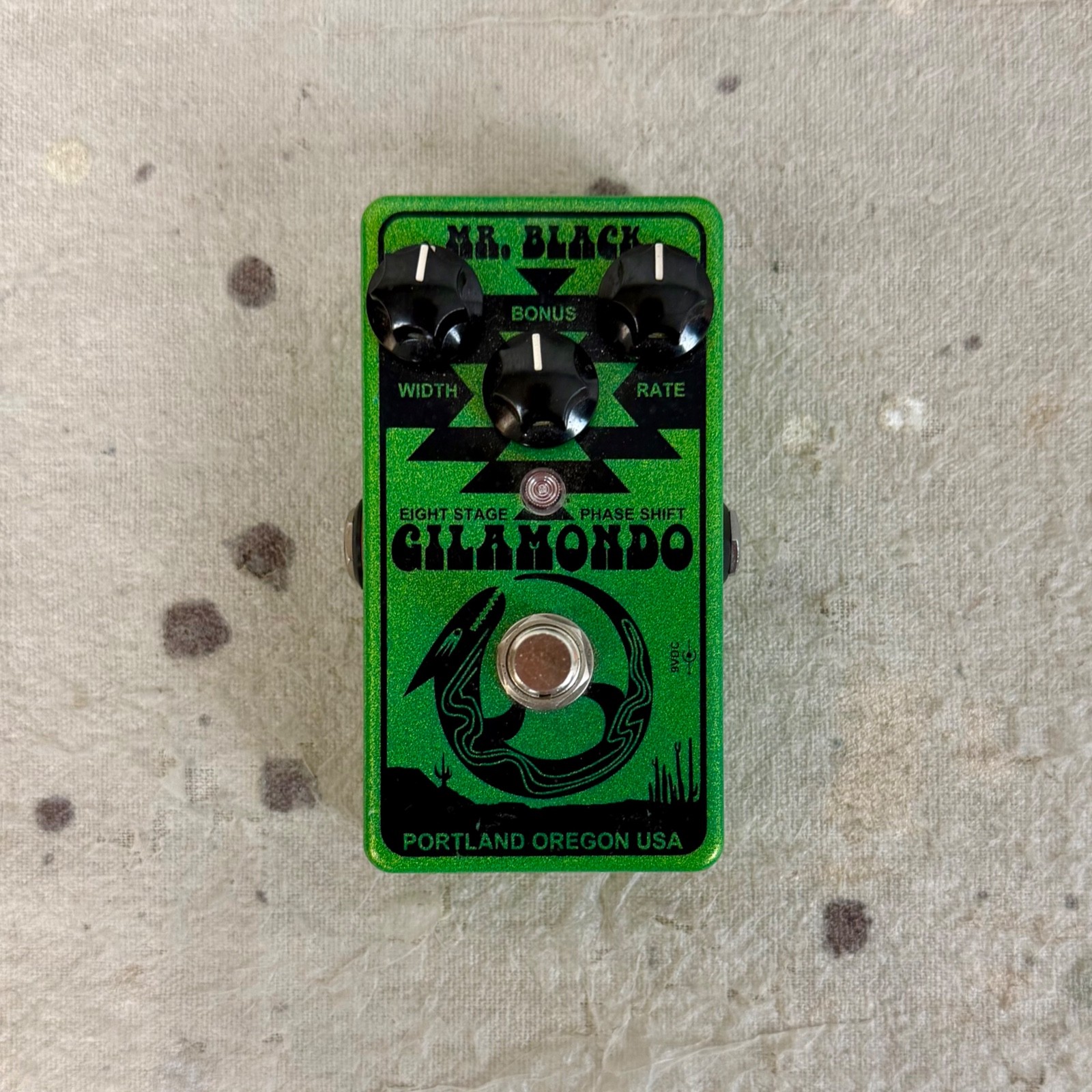 Used Mr. Black GilaMondo Phaser Guitar Effects Pedal Phase Shifter