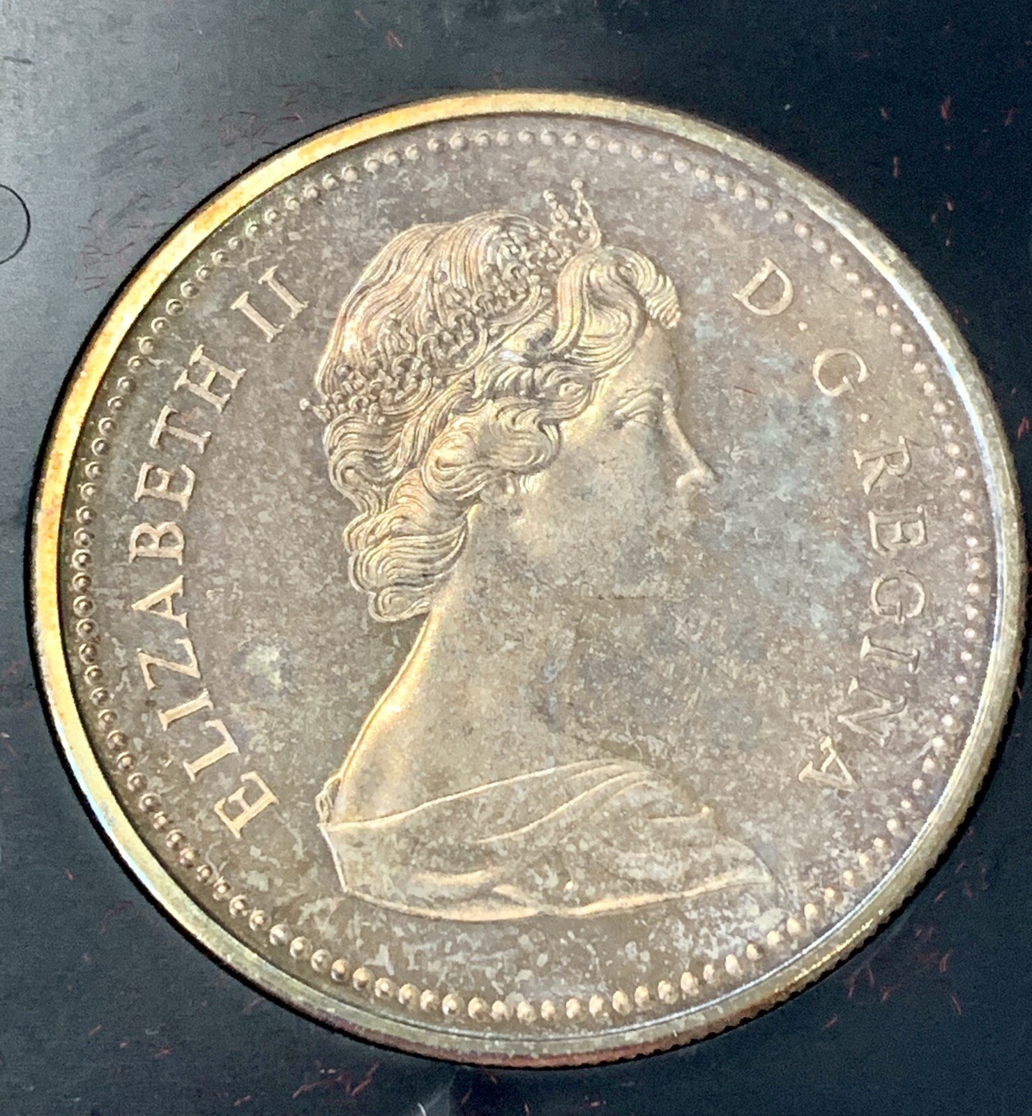 1972 Canada Voyageur Silver Dollar - PL/MS+++++, Monster Toned