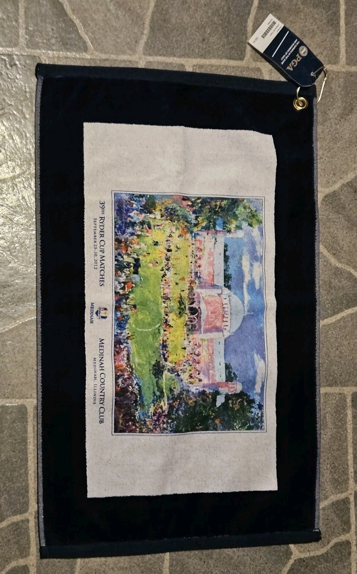 NWT Ryder Cup 2012 Medinah Golf Towel PGA - Rare!