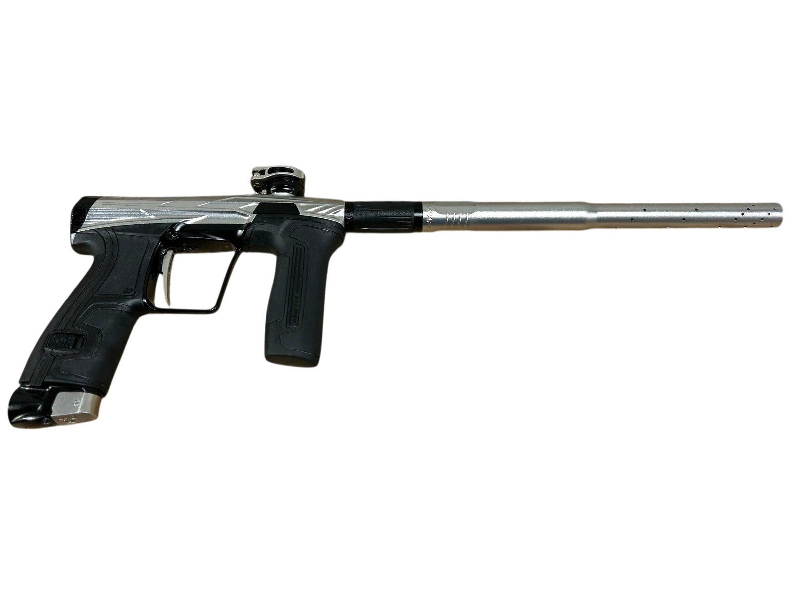 Used HK Invader CS2 Pro Paintball Marker w/ Case - Silver/Black